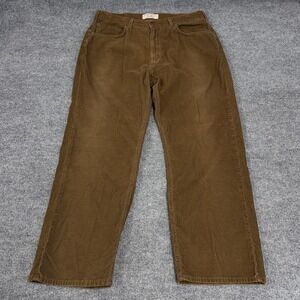 Vintage Levis Corduroy Pants Mens 36X30 Brown Loose Fit Straight Fit Baggy Y2k